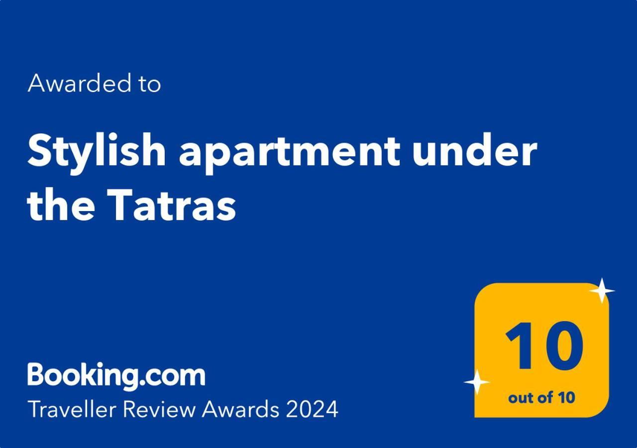 Stylish Apartment Under The Tatras Strba Bagian luar foto
